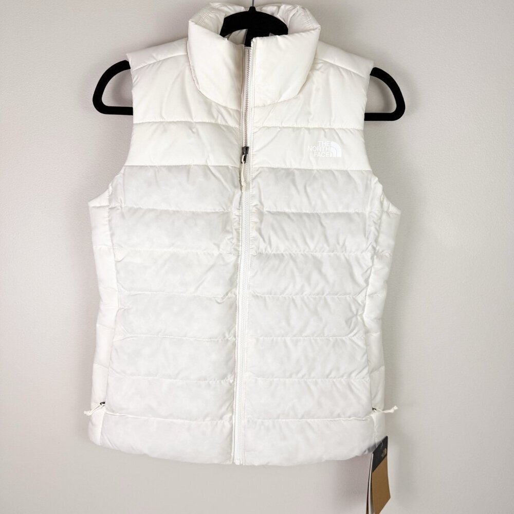 The North Face Aconcagua 3 Vest Womens XS White Puffer Down Insulated Jacket - Picture 2 of 9